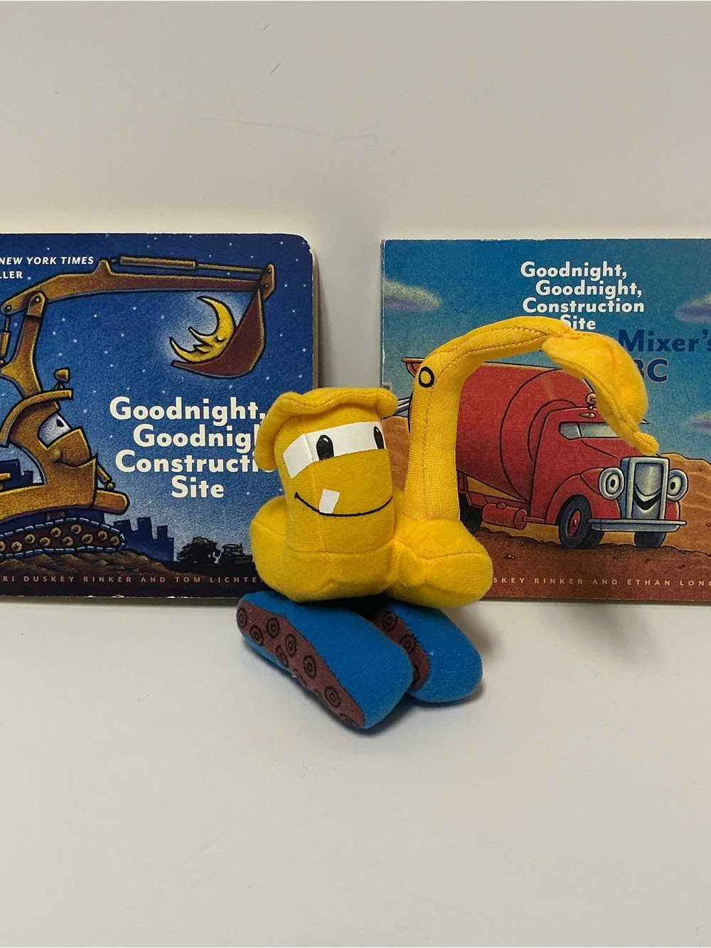 Goodnight, Goodnight, Construction Site Plush Toy and Board Books Set